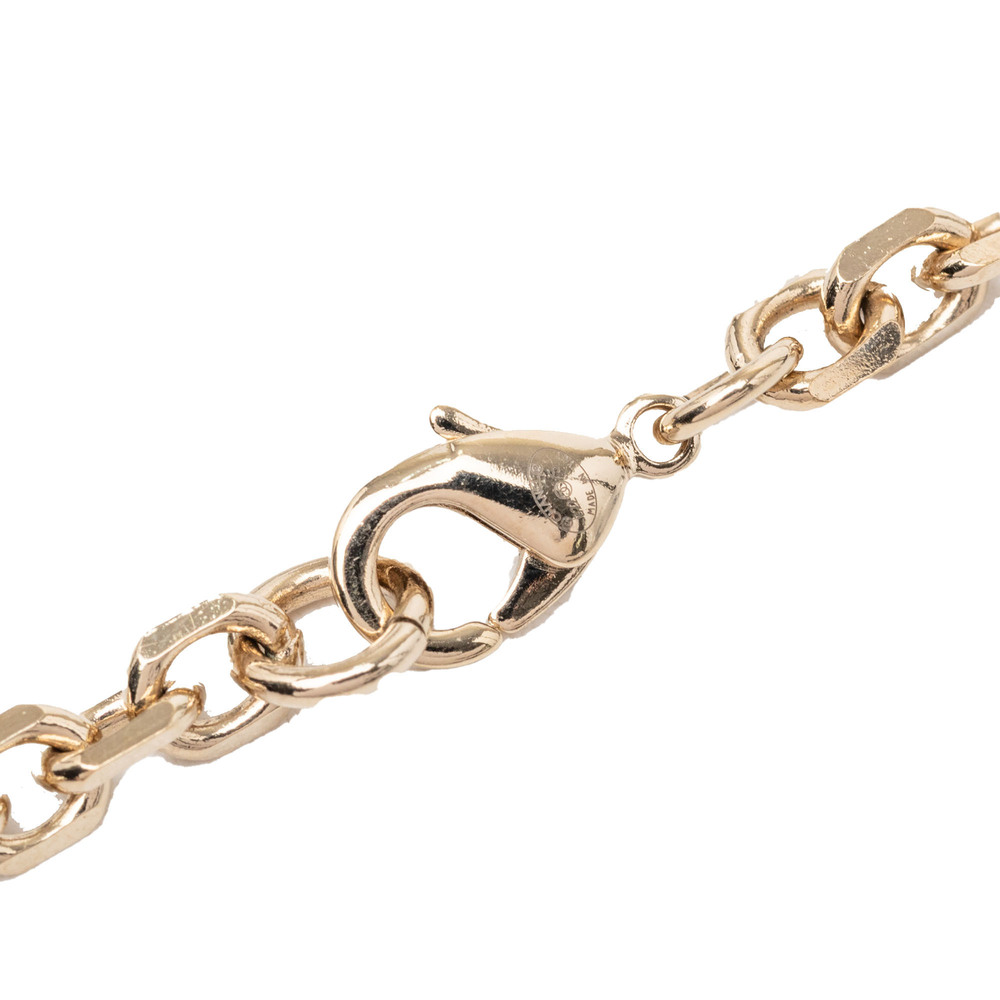 Pre-Loved Chanel CC Gold Plated Perfume Bottle Locket Pendant Necklace - Picture 5 of 6